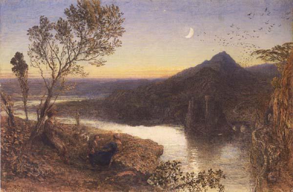 Samuel Palmer Classical River Scene China oil painting art